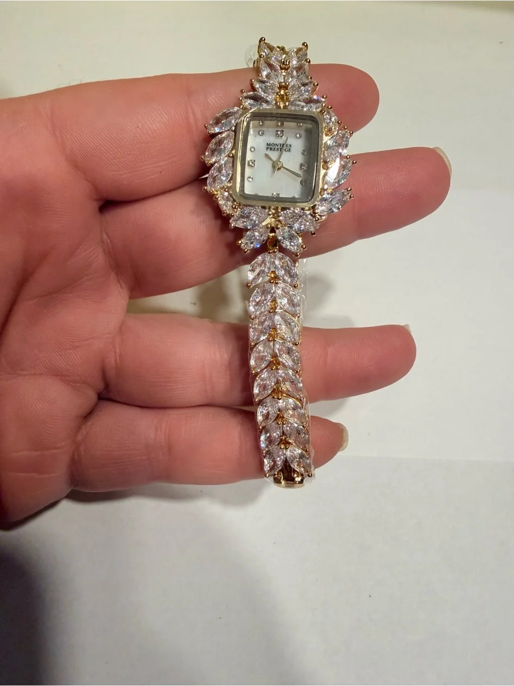 Montres Prestige X Invicta Women's Watch - 30mm, Gold-Real Austrian Pave Crystal